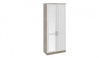 Шкаф для одежды с 1-ой глухой и 1-ой зеркальной дверями «Прованс» СМ-223.07.025L